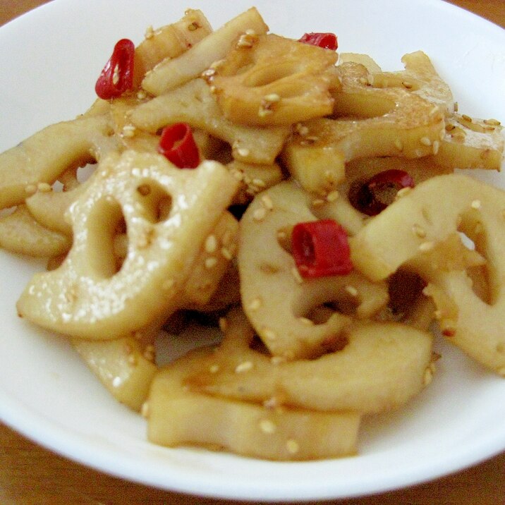 簡単美味しい レンコンのキンピラ レシピ 作り方 By れいちゃっ 楽天レシピ